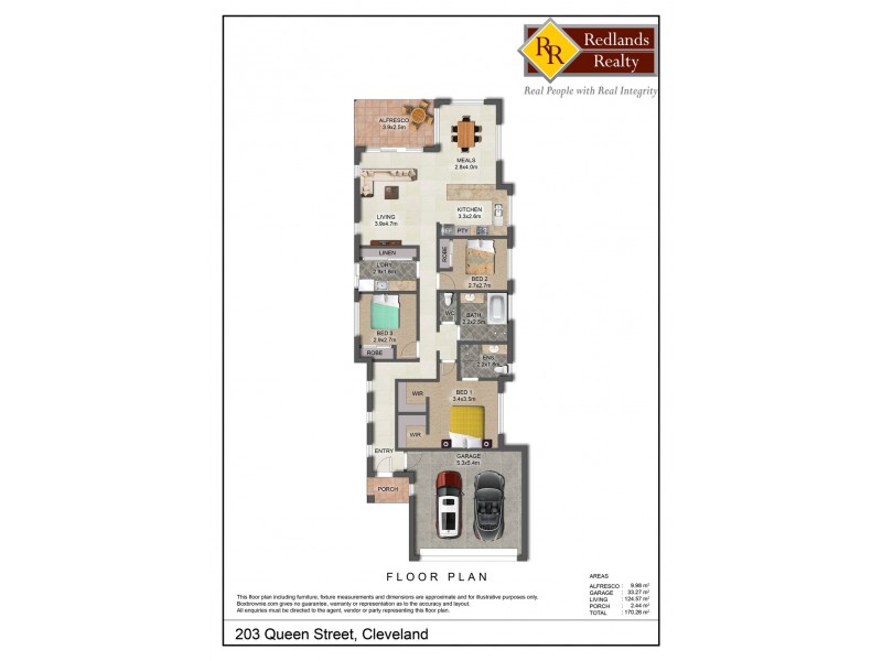 203 Queen Street, Cleveland QLD 4163 Floorplan