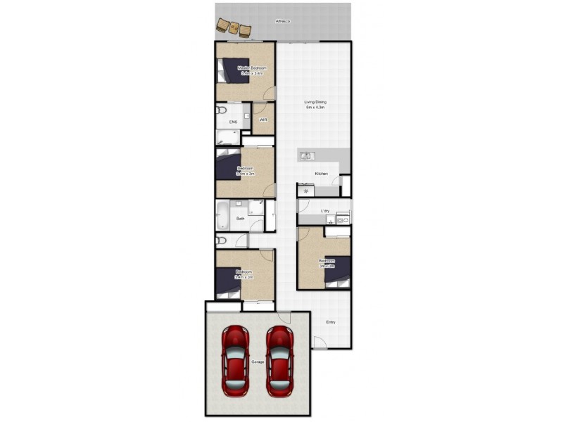 8 Kim Jon Court, Thornlands QLD 4164 Floorplan