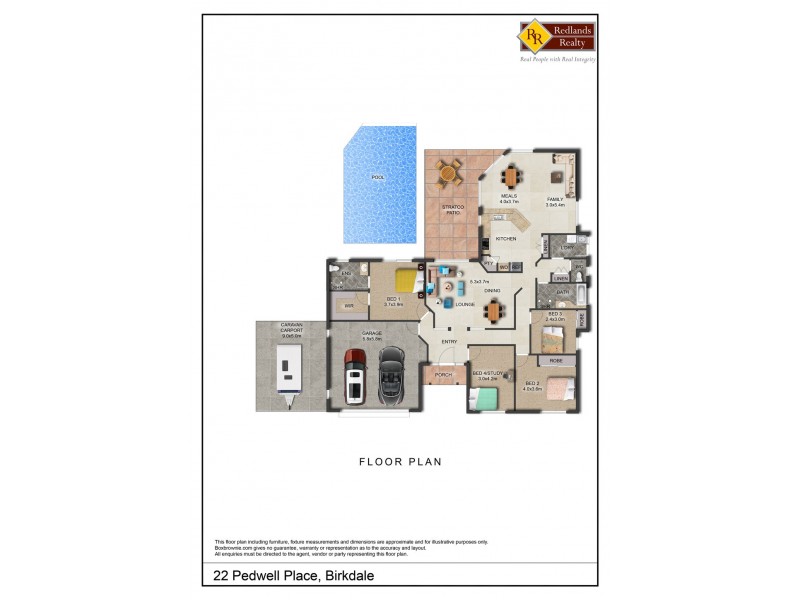 22 Pedwell Place, Birkdale QLD 4159 Floorplan