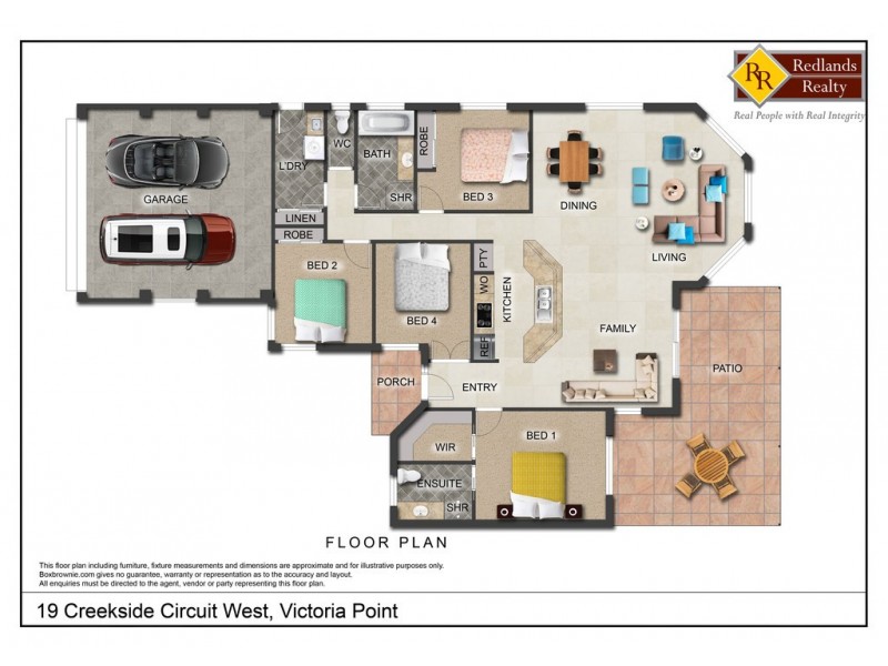 19 Creekside Circuit West, Victoria Point QLD 4165 Floorplan