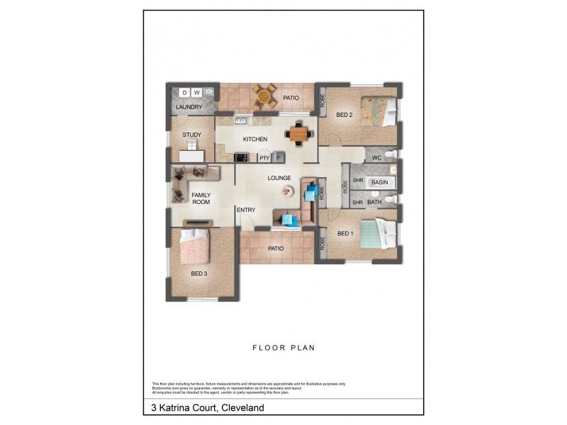 3 Katrina Court, Cleveland QLD 4163 Floorplan