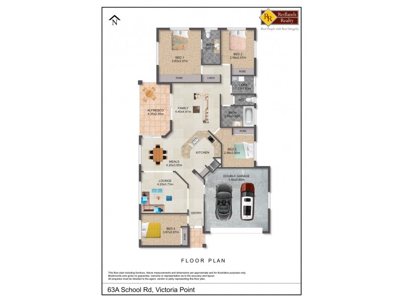 63a School Road, Victoria Point QLD 4165 Floorplan