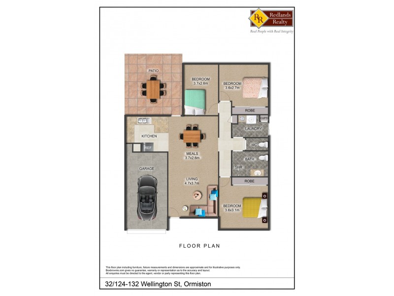 32/124-132 Wellington Street, Ormiston QLD 4160 Floorplan