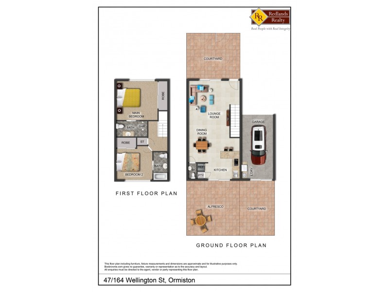 47/164 Wellington Street, Ormiston QLD 4160 Floorplan