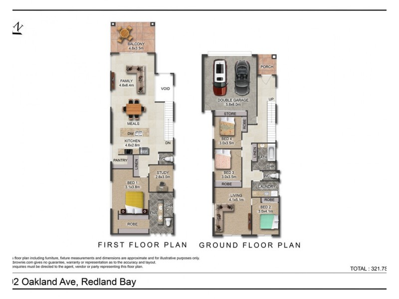 92 Oakland Avenue, Redland Bay QLD 4165 Floorplan