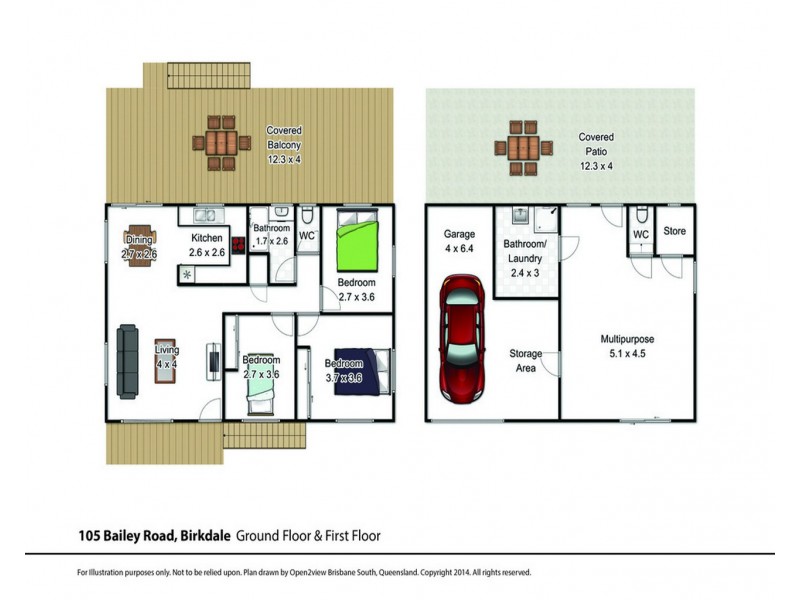 105 Bailey Road, Birkdale QLD 4159 Floorplan