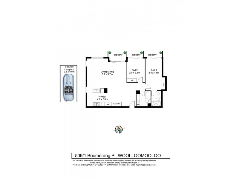 Woolloomooloo NSW 2011 Floorplan