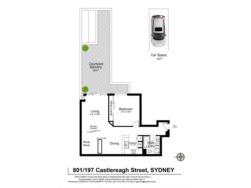 801/197-199 Castlereagh Street, Sydney NSW 2000 Floorplan