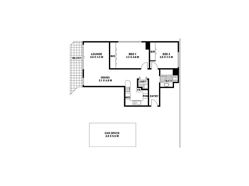 1 Boomerang Place, Woolloomooloo NSW 2011 Floorplan