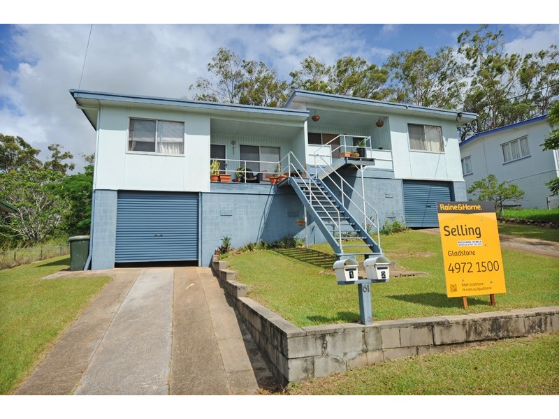 1 and 2/61 Elizabeth Street, South Gladstone QLD 4680