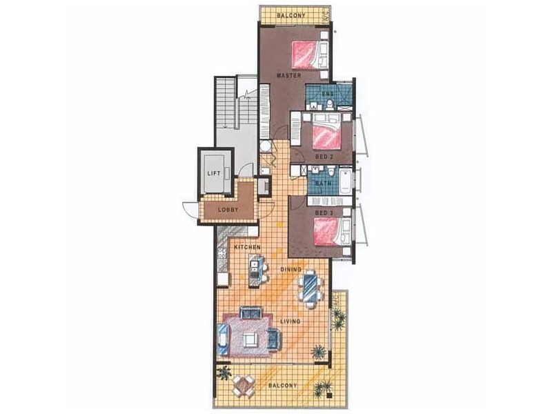 27/22 Barney Street, Barney Point QLD 4680 Floorplan