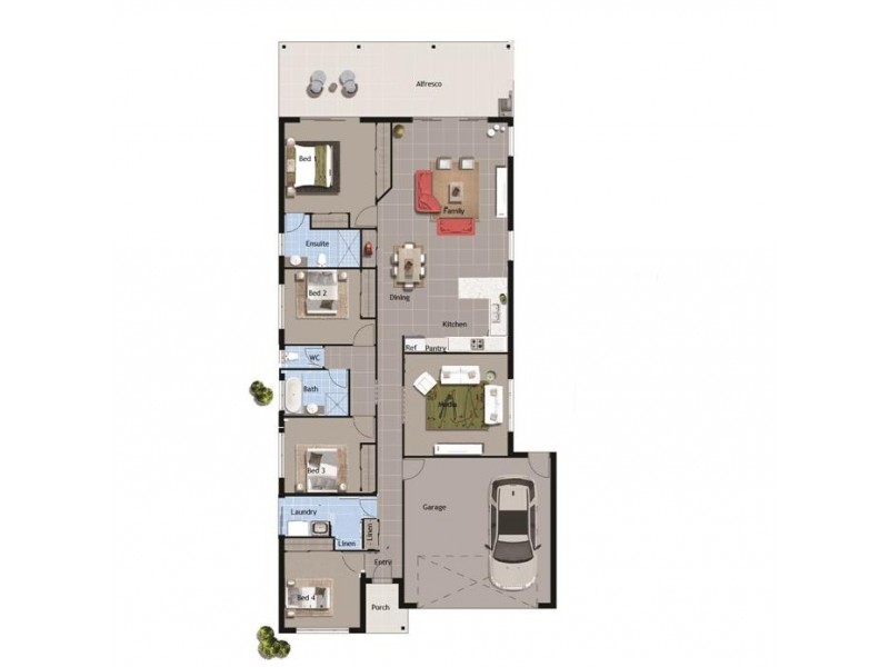 4 Bragg Court, Kirkwood QLD 4680 Floorplan
