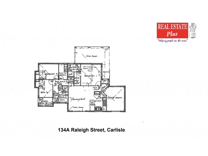 134A Raleigh Street, Carlisle WA 6101 Floorplan