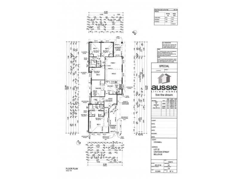 4 Croydon Street, Bellevue WA 6056 Floorplan