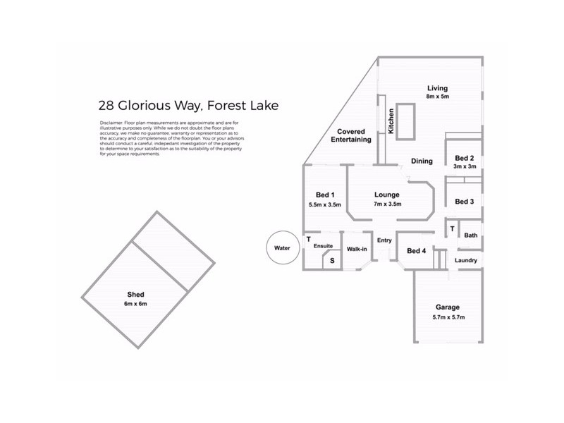 28 Glorious Way, Forest Lake QLD 4078 Floorplan