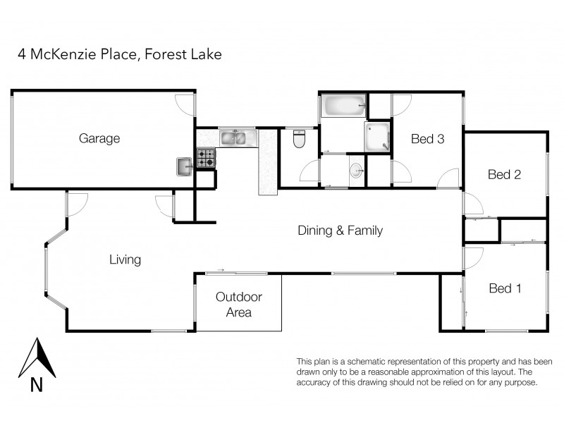 4 McKenzie Place, Forest Lake QLD 4078 Floorplan