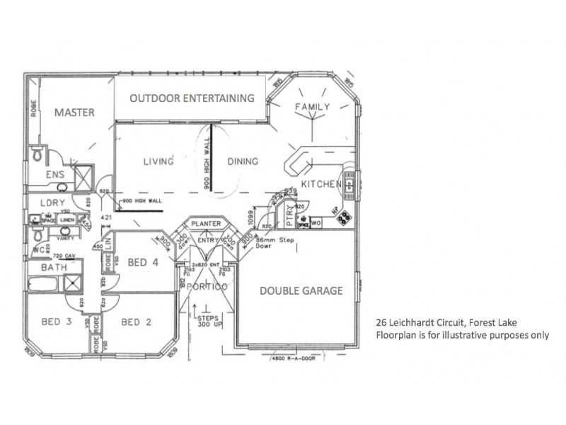 26 Leichhardt Circuit, Forest Lake QLD 4078 Floorplan