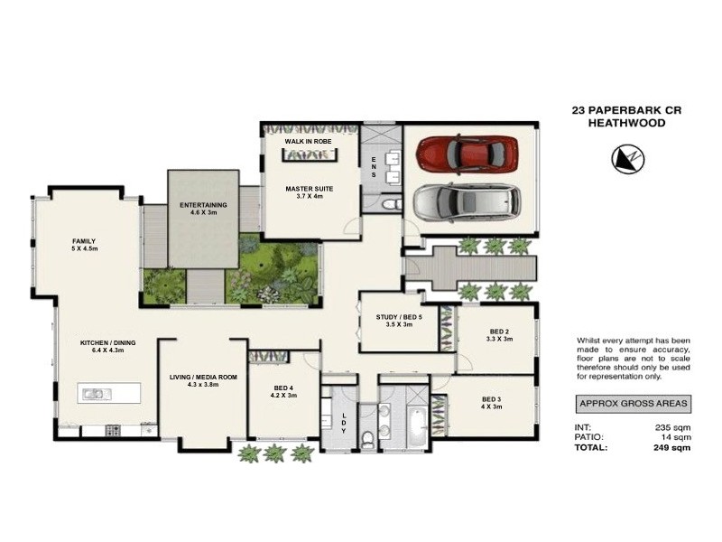 23 Paperbark Crescent, Heathwood QLD 4110 Floorplan