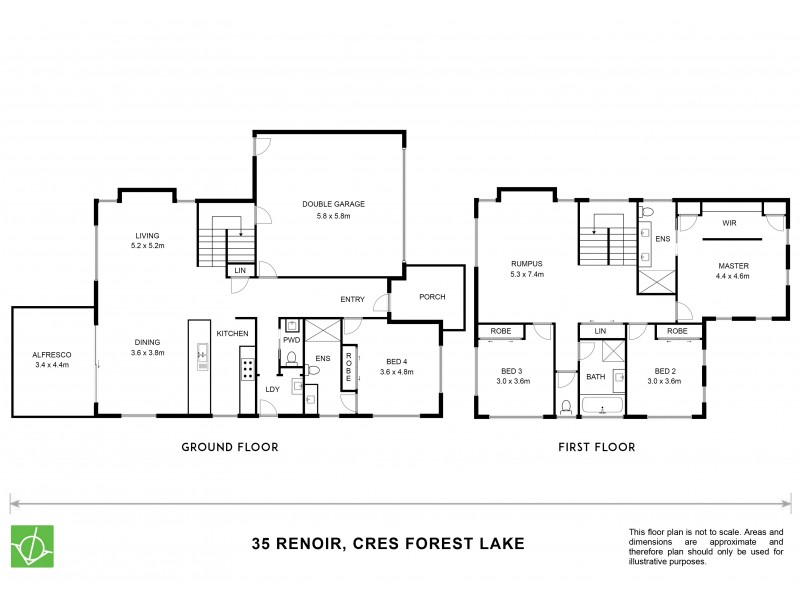 35 Renoir Crescent, Forest Lake QLD 4078 Floorplan