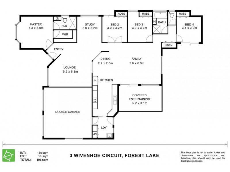 3 Wivenhoe Circuit, Forest Lake QLD 4078 Floorplan