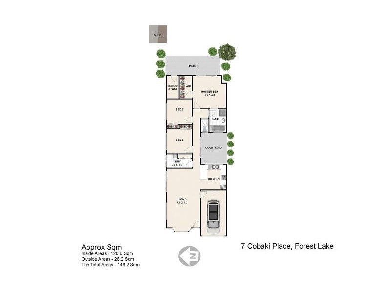 7 Cobaki Place, Forest Lake QLD 4078 Floorplan