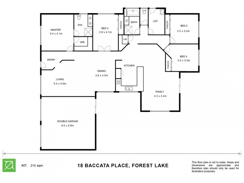18 Baccata Place, Forest Lake QLD 4078 Floorplan