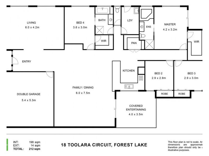 18 Toolara Circuit, Forest Lake QLD 4078 Floorplan