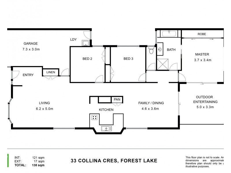 33 Collina Crescent, Forest Lake QLD 4078 Floorplan