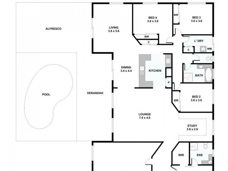 8 Queens Court, Forest Lake QLD 4078 Floorplan