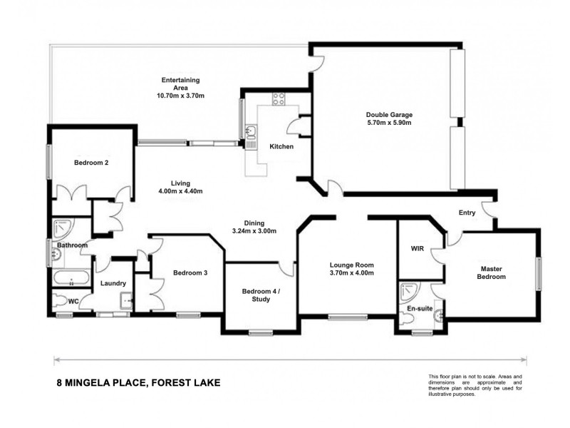 8 Mingela Place, Forest Lake QLD 4078 Floorplan