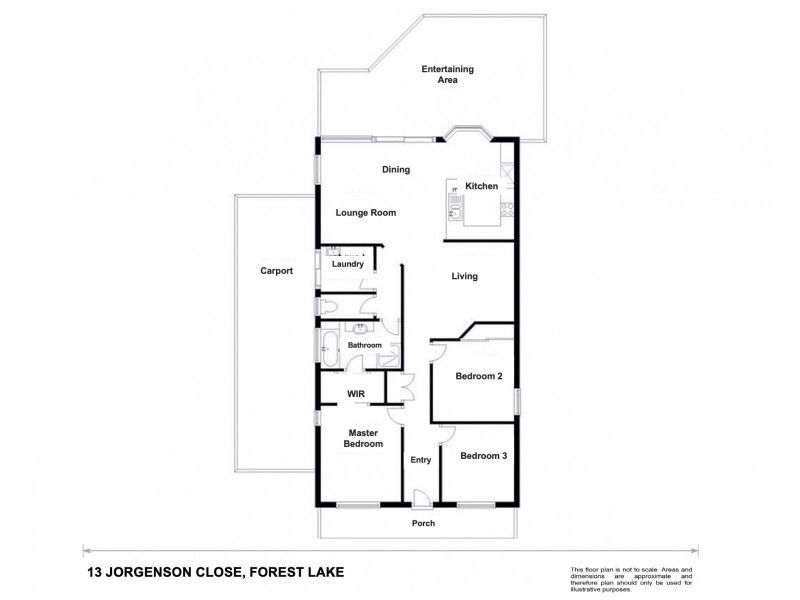 13 Jorgenson Close, Forest Lake QLD 4078 Floorplan