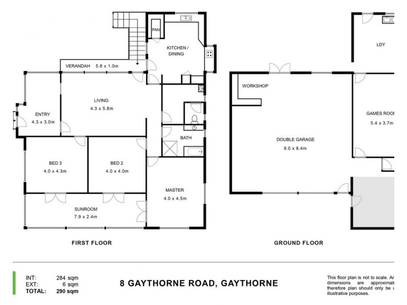 8 Gaythorne Road, Gaythorne QLD 4051 Floorplan