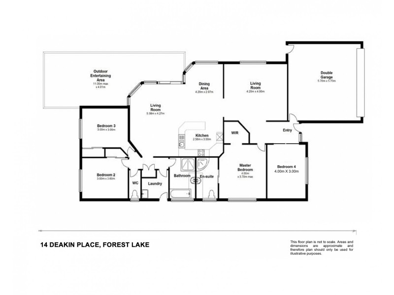 14 Deakin Place, Forest Lake QLD 4078 Floorplan