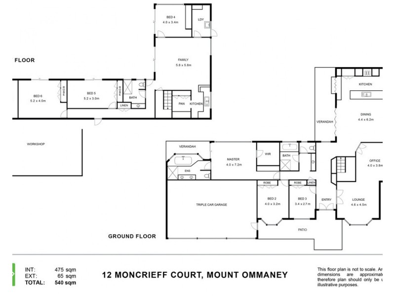 12 Moncrieff Court, Mount Ommaney QLD 4074 Floorplan