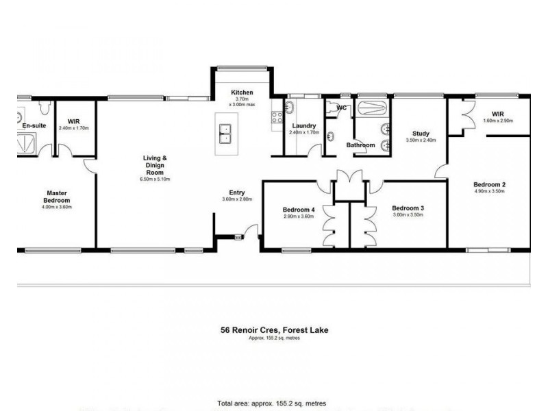 56 Renoir Crescent, Forest Lake QLD 4078 Floorplan