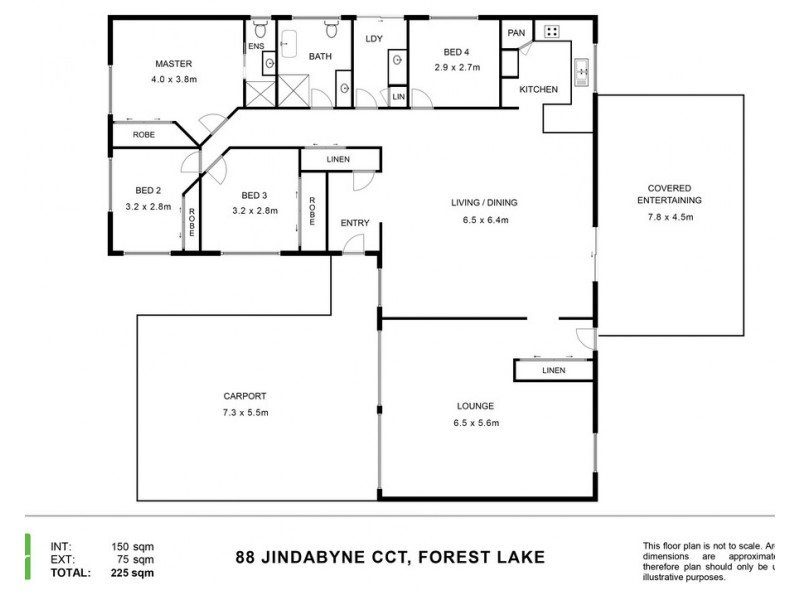 88 Jindabyne Circuit, Forest Lake QLD 4078 Floorplan
