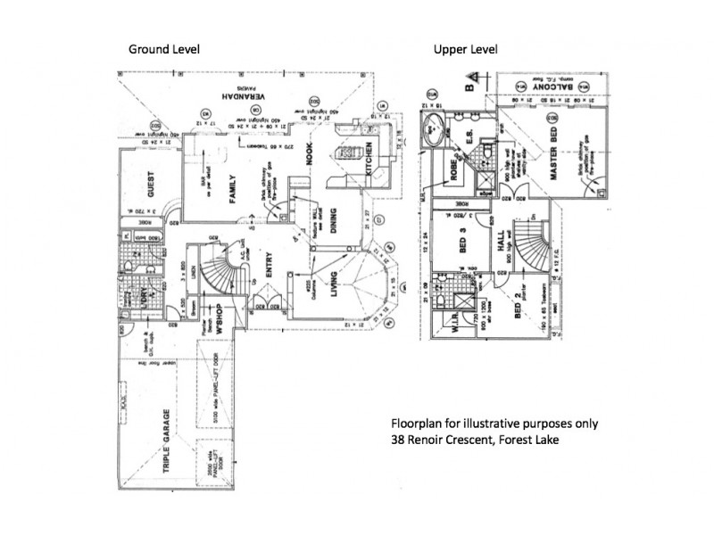 38 Renoir Crescent, Forest Lake QLD 4078 Floorplan
