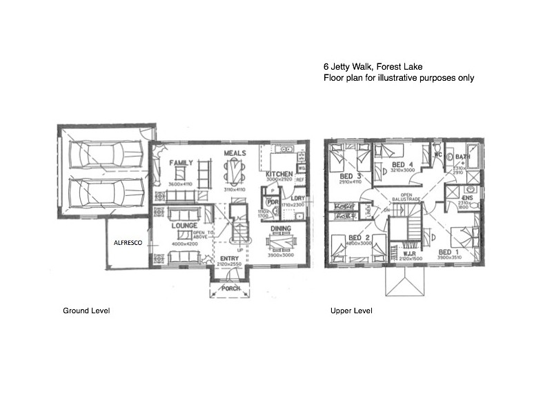 6 Jetty Walk, Forest Lake QLD 4078 Floorplan