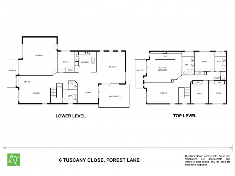 6 Tuscany Close, Forest Lake QLD 4078 Floorplan