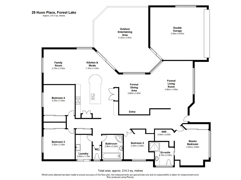 29 Huon Place, Forest Lake QLD 4078 Floorplan