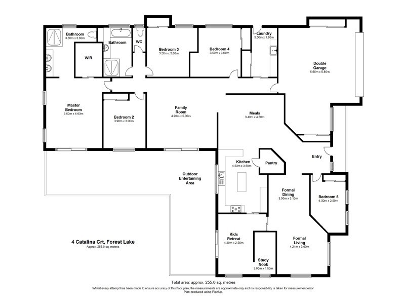 4 Catalina Cct, Forest Lake QLD 4078 Floorplan