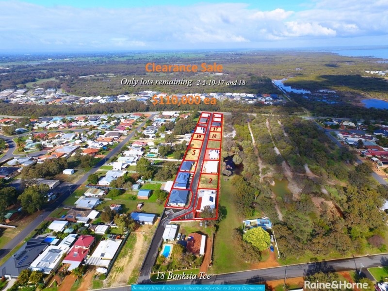 2,5,10,17 and 18 Banksia Terrace, South Yunderup WA 6208