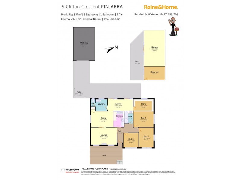 5 Clifton Crescent, Pinjarra WA 6208 Floorplan