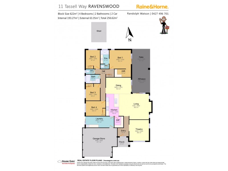 11 Tassell Way, Ravenswood WA 6208 Floorplan