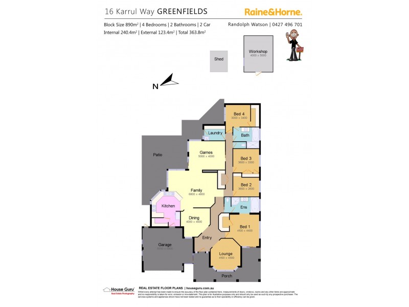 16 KARRUL WAY, Greenfields WA 6210 Floorplan
