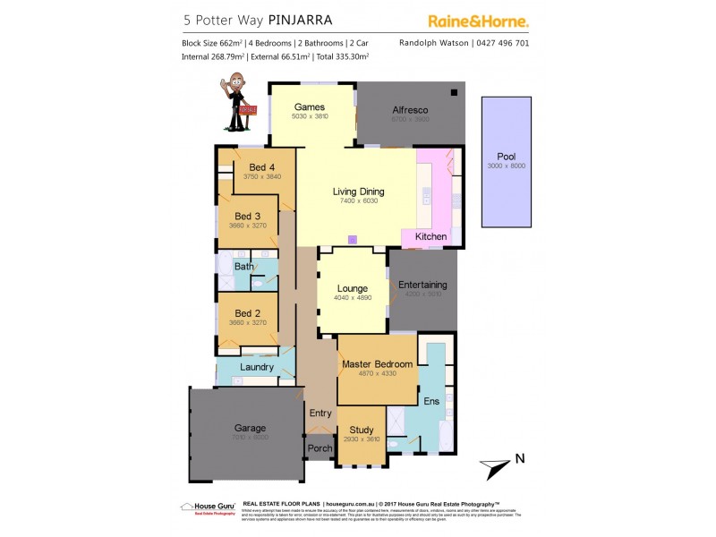 5 Potter Way, Pinjarra WA 6208 Floorplan