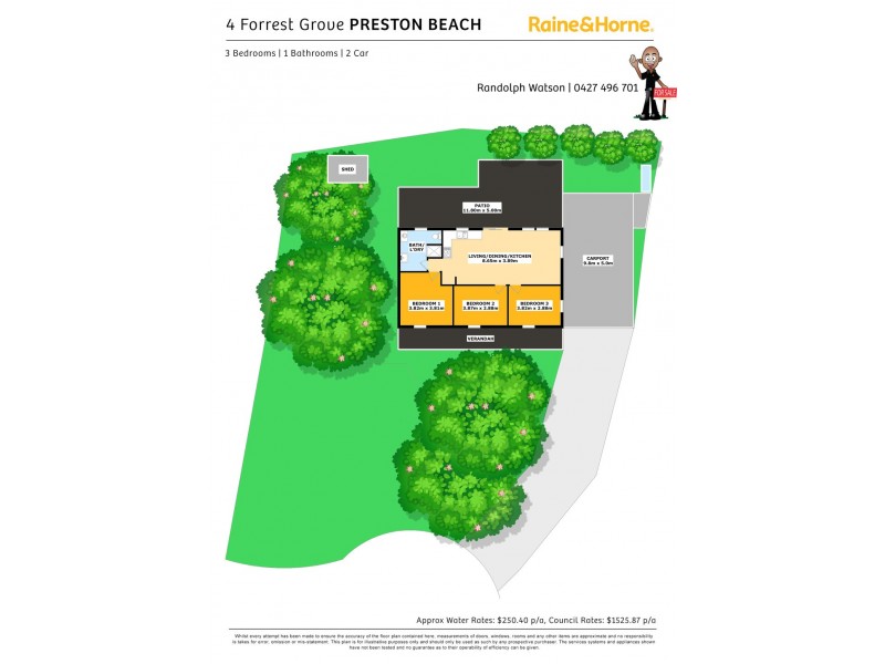 4 FORREST GROVE, Preston Beach WA 6215 Floorplan