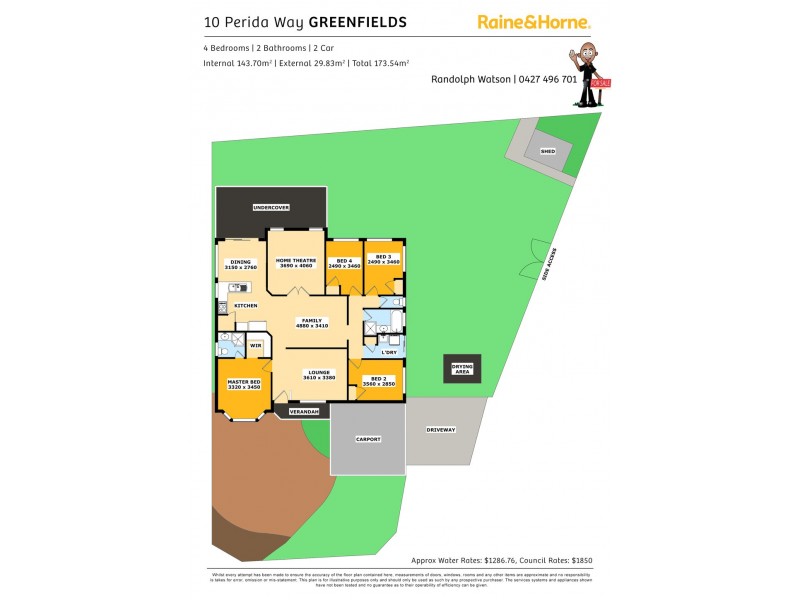 10 PERIDA WAY, Greenfields WA 6210 Floorplan