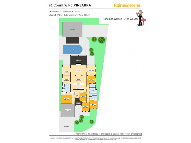 91 COUNTRY ROAD, Pinjarra WA 6208 Floorplan