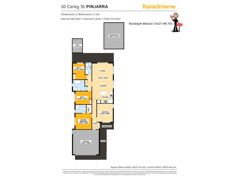 10 CAREY STREET, Pinjarra WA 6208 Floorplan
